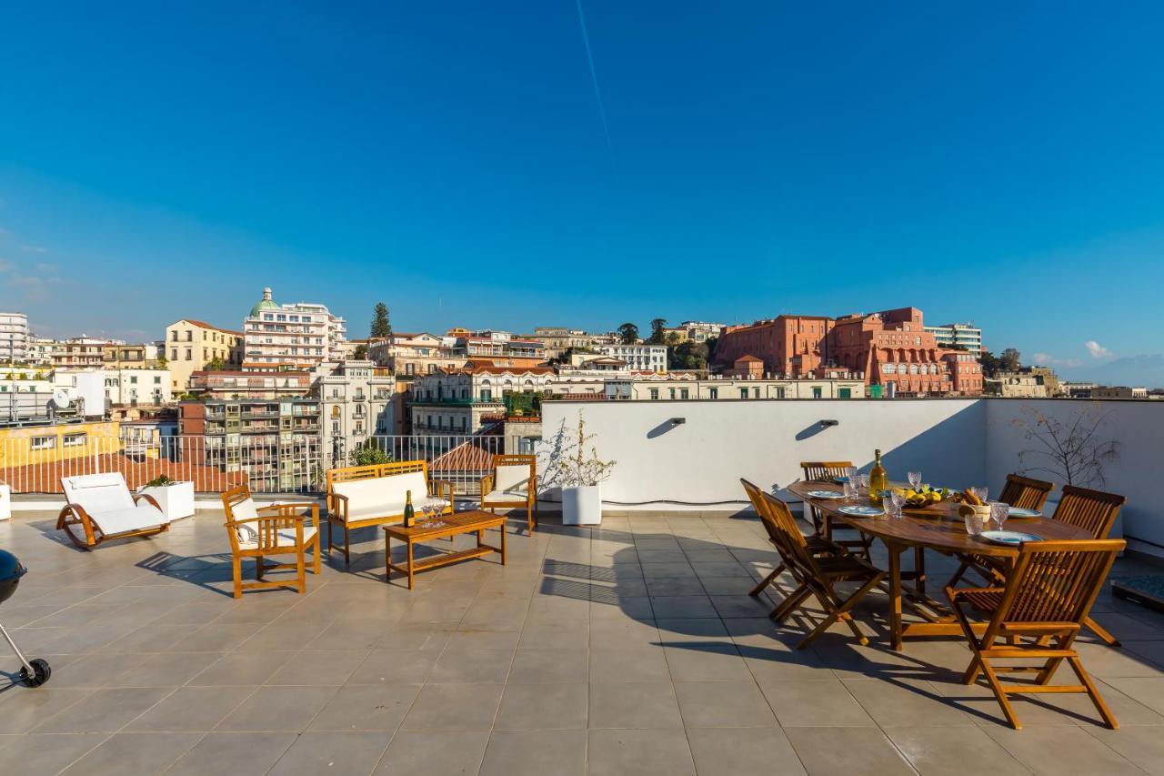 Poerio Rooftop Luxury Apartament Leilighet Napoli Eksteriør bilde