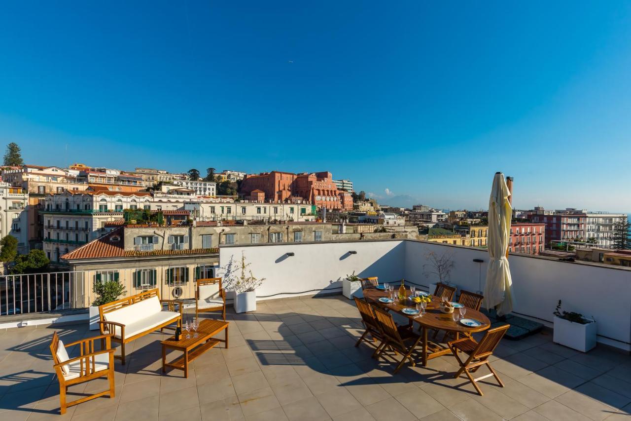 Poerio Rooftop Luxury Apartament Leilighet Napoli Eksteriør bilde