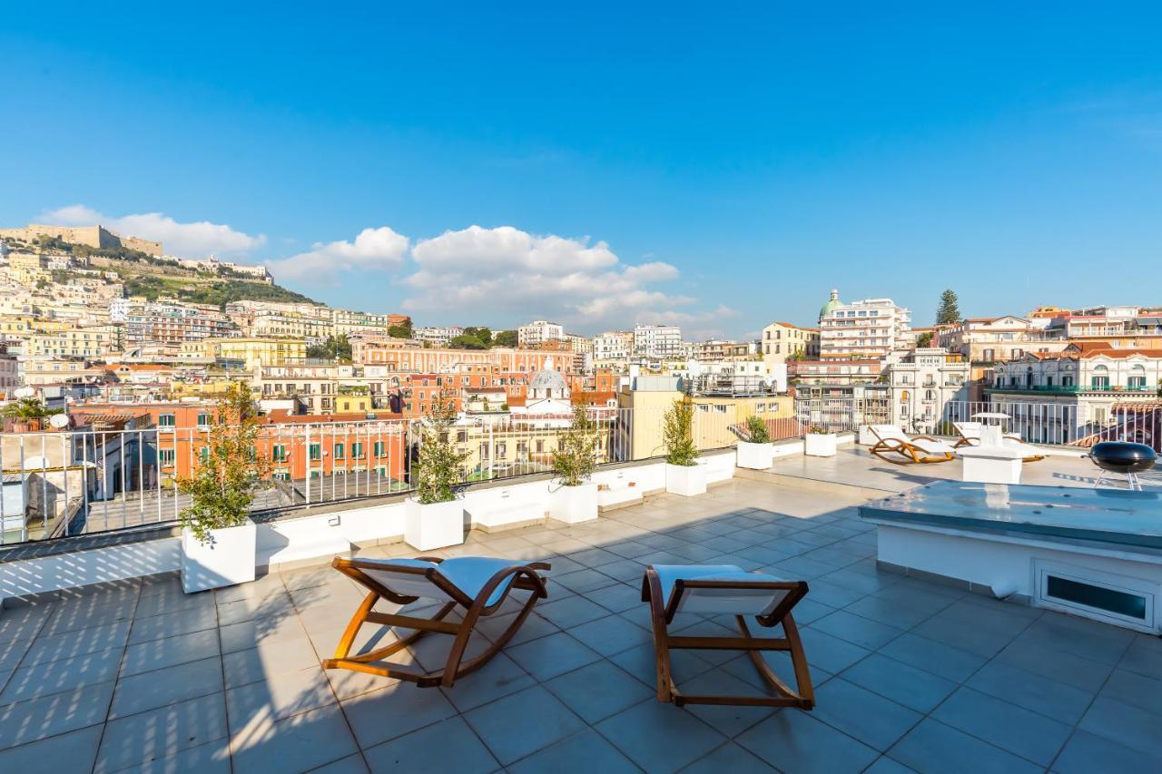 Poerio Rooftop Luxury Apartament Leilighet Napoli Eksteriør bilde