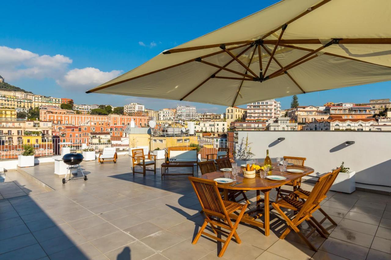 Poerio Rooftop Luxury Apartament Leilighet Napoli Eksteriør bilde