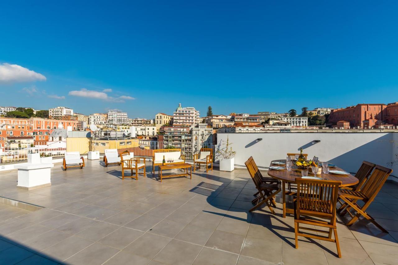 Poerio Rooftop Luxury Apartament Leilighet Napoli Eksteriør bilde